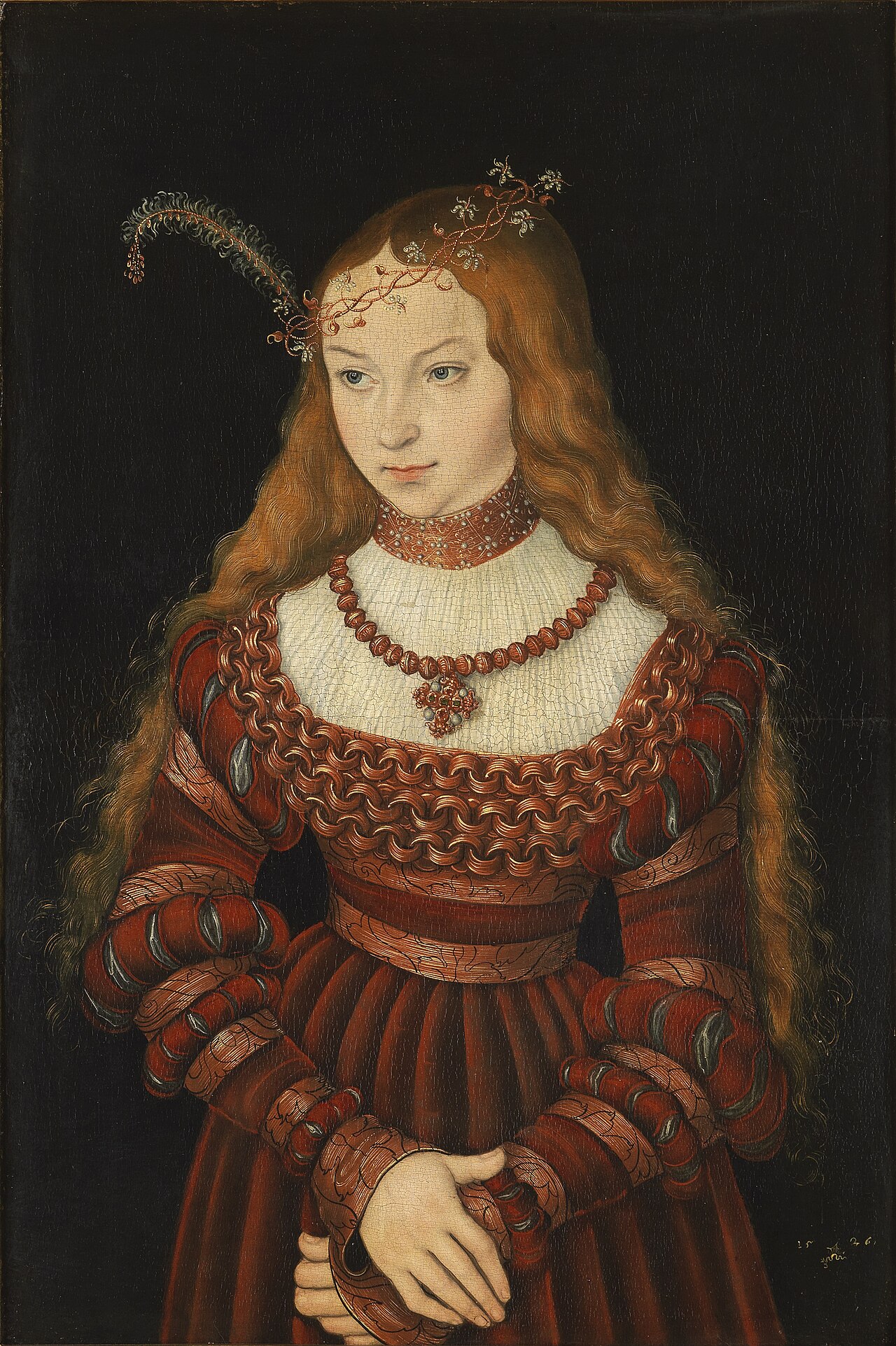 Cranach; Breitwieser'in annesi tarafından makasla kesilen başyapıtlardan birinin sahibi.
