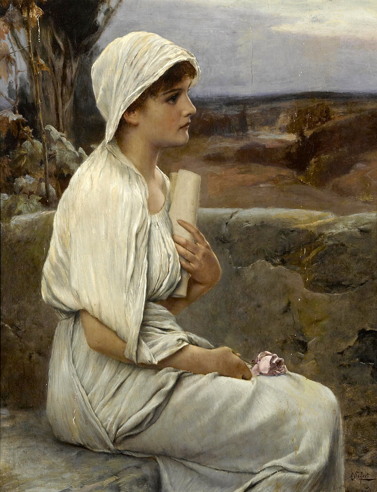Alfred Seifert'in Hypatia portresi; İskenderiyeli matematikçi, Batı resminde böyle hatırlandı